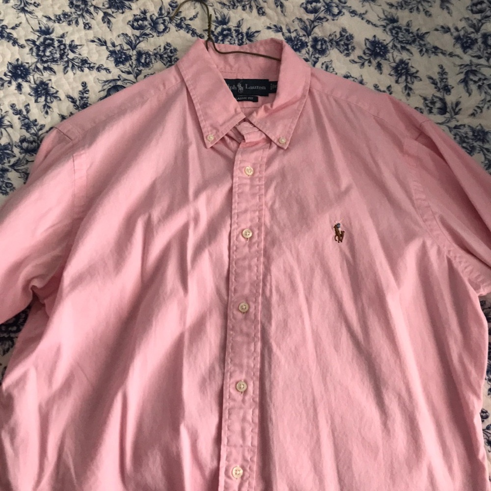 Ralph Lauren pink Oxford shirt